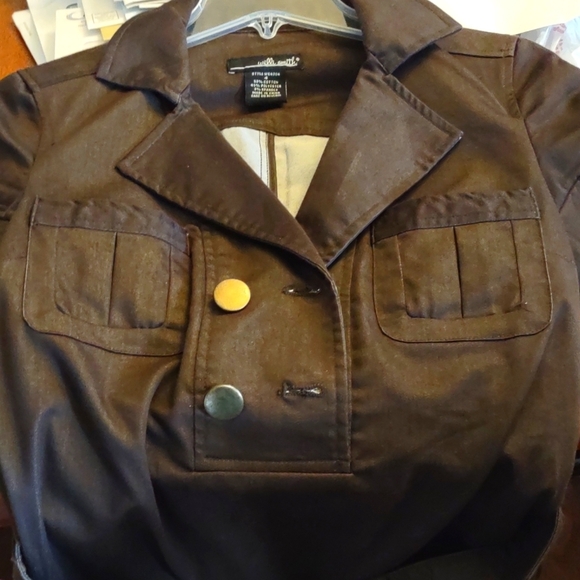 Willi Smith Brown Short Sleeved Dress Size 4 - Picture 2 of 7